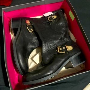 Vince Camuto “Wexle” Leather Moto Boot